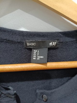 Chaqueta H&M Negra Talla s