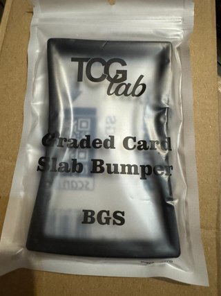 Graded card Slab Bumper in silicone BGS Nero