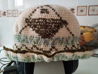Sombrero pescador tejido a ganchillo