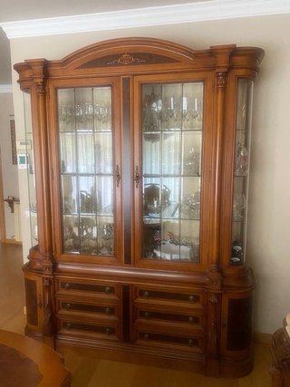 Mueble aparador madera y mármol (ESCUCHO OFERTAS)