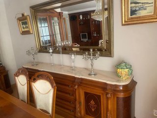 Mueble aparador madera y mármol (ESCUCHO OFERTAS)