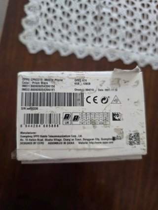Oppo A74 128GB Nero