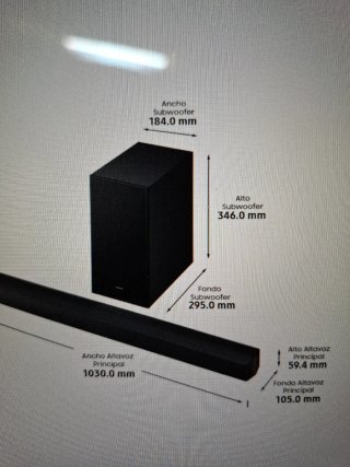 Barra de Sonido Samsung Negra