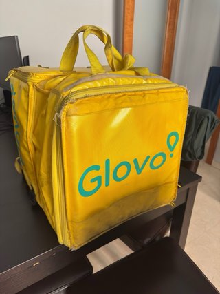 Mochila Glovo Amarilla