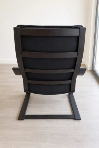 Sillón Poäng Ikea Negro