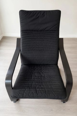 Sillón Poäng Ikea Negro