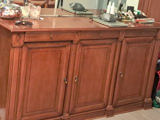 Mueble salón madera maciza
