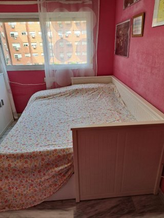 Cama doble 80x200cm con 3 cajone se abre hasta 160