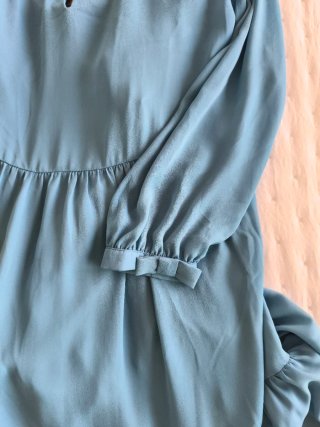 Vestido Silvina Campos verde agua