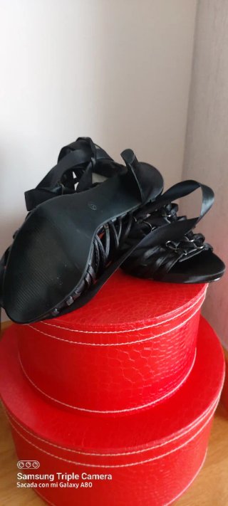 Sandalias de fiesta negras