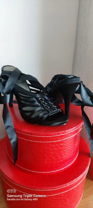 Sandalias de fiesta negras