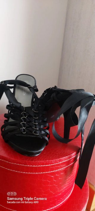 Sandalias de fiesta negras