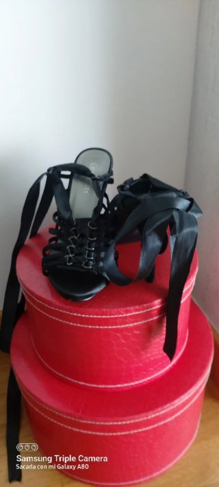 Sandalias de fiesta negras