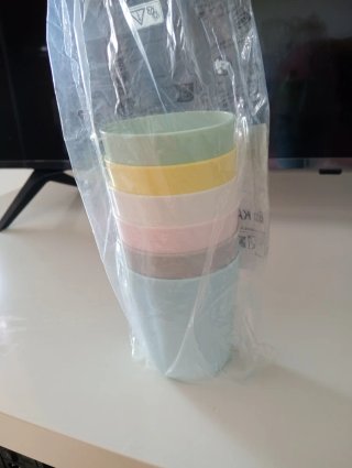 6 Vasos IKEA KALAS Plástico