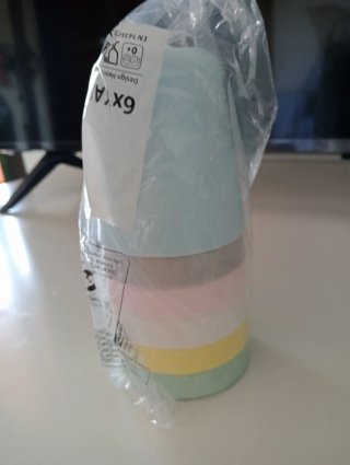 6 Vasos IKEA KALAS Plástico