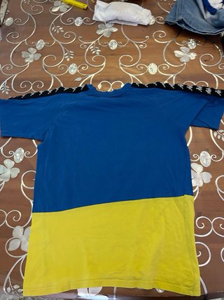 Maglia Kappa Blu e Gialla in pttime condizcondizio