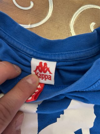 Maglia Kappa Blu e Gialla in pttime condizcondizio