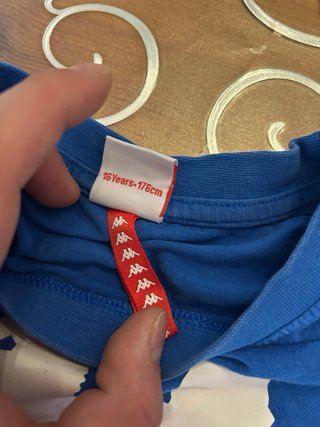 Maglia Kappa Blu e Gialla in pttime condizcondizio