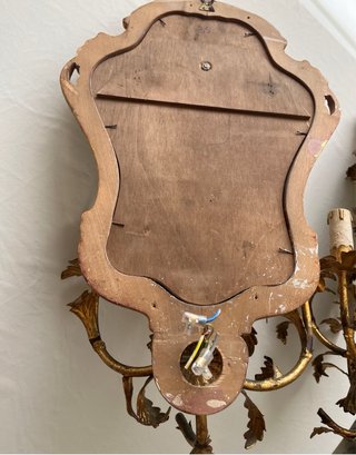 Coppia Specchi Veneziani Antichi Oro