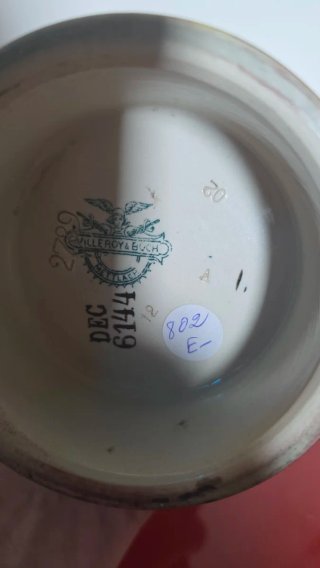 Jarra de porcelana alemana Villeroy & Boch