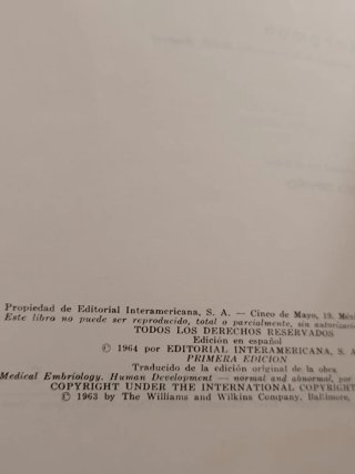 Embriología médica.