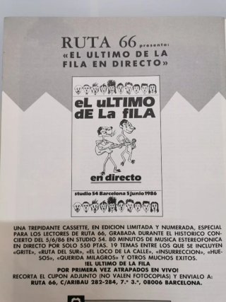 Colección Cassettes El Último de la Fila + Revista