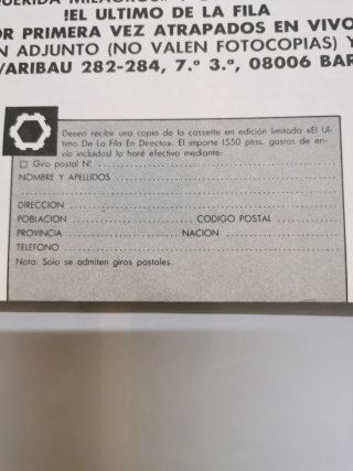 Colección Cassettes El Último de la Fila + Revista