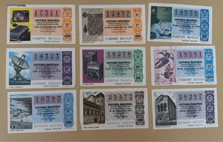 Colección Lotería Nacional Billetes Antiguos