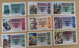Colección Lotería Nacional Billetes Antiguos