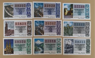 Colección Lotería Nacional Billetes Antiguos