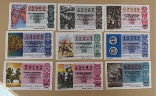 Colección Lotería Nacional Billetes Antiguos
