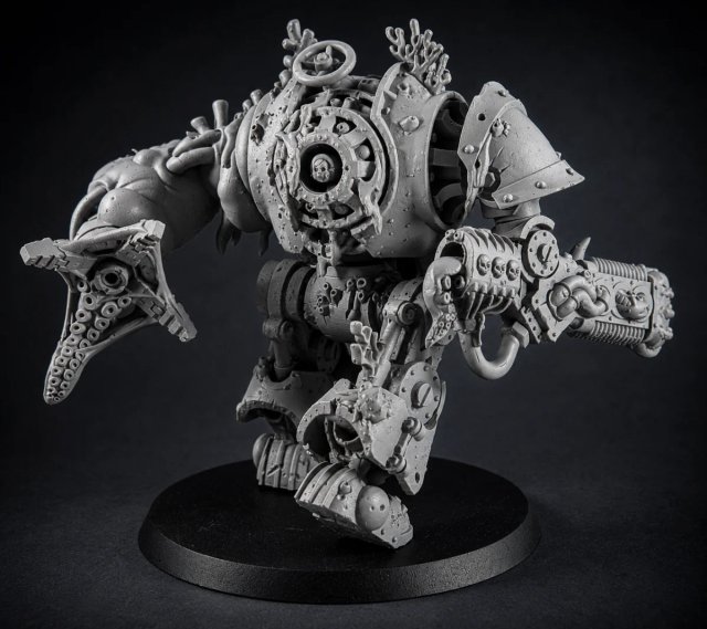 Death guard - hellbrute miniatura resina