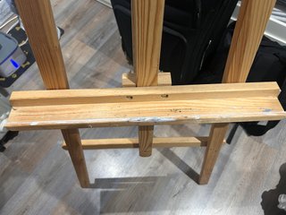 Atril de madera para pintar