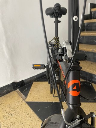 Bicicleta Plegable Negra
