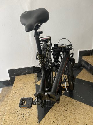 Bicicleta Plegable Negra