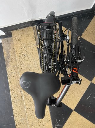 Bicicleta Plegable Negra
