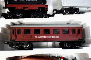 Tren eléctrico La Voz Express vintage