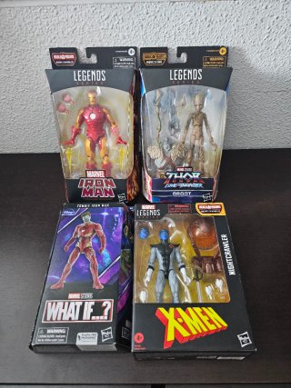 Lote Figuras Marvel Legends (4)