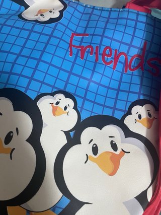 Bolso infantil pingüinos mas gafas de regalo