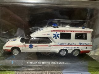 Ambulancia Citroën XM Tissier escala 1/43