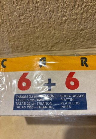 Juego 6 Tazas Café Arcopal France