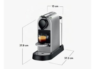 Cafetera Nespresso Krups Citiz Plata
