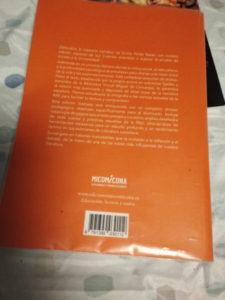 Libro de lectura Antología de cuentos