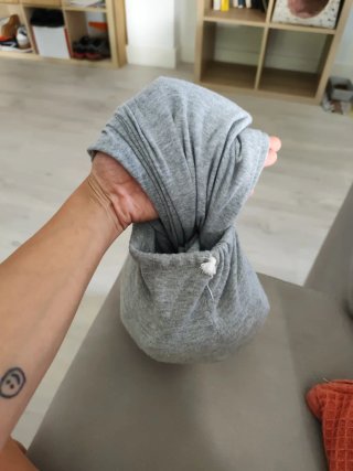 Fular porteo gris