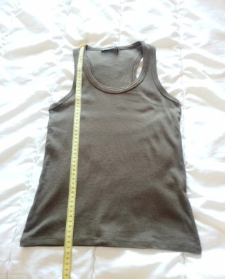 Camiseta tirantes verde militar Shana
