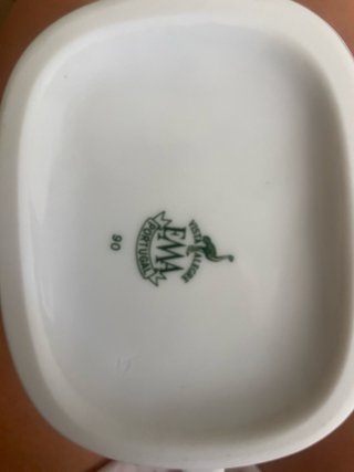Juego de café porcelana floral