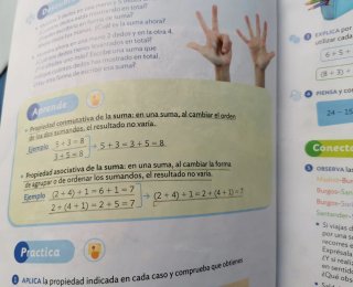 Matemáticas 4 Primaria Santillana.