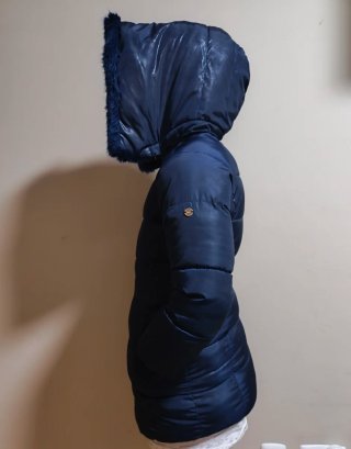 Chamarra azul para niña. 14 años