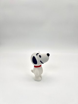 Snoopy Knitted Figure – Figura Crochet Decorativa