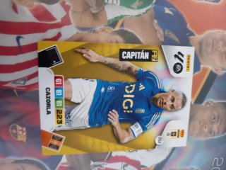 Carta Fútbol Panini Capitán Cazorla